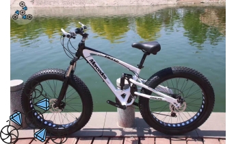 Велосипед FatBike Mercedes M3 White Black